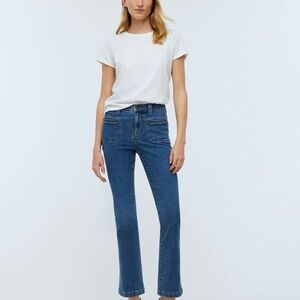 Madewell mid-rise Tall Kick Out Crop Jeans NEW size 30T